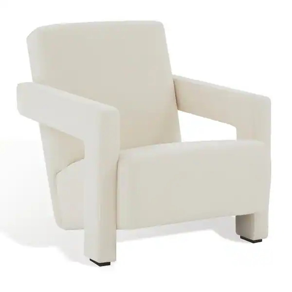 SAFAVIEH Couture Taylor Modern Velvet Accent Chair - 27 in. W x 35 in. D x 30 in. H - Bed Bath & ... | Bed Bath & Beyond
