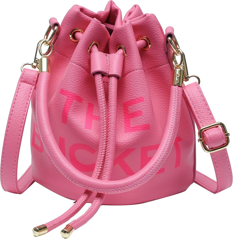 The Bucket Bag for Women, Small Leather Bucket Bag Purses, Crossbody/Handbag/Hobo Bag(7.9 * 7.9 *... | Amazon (US)