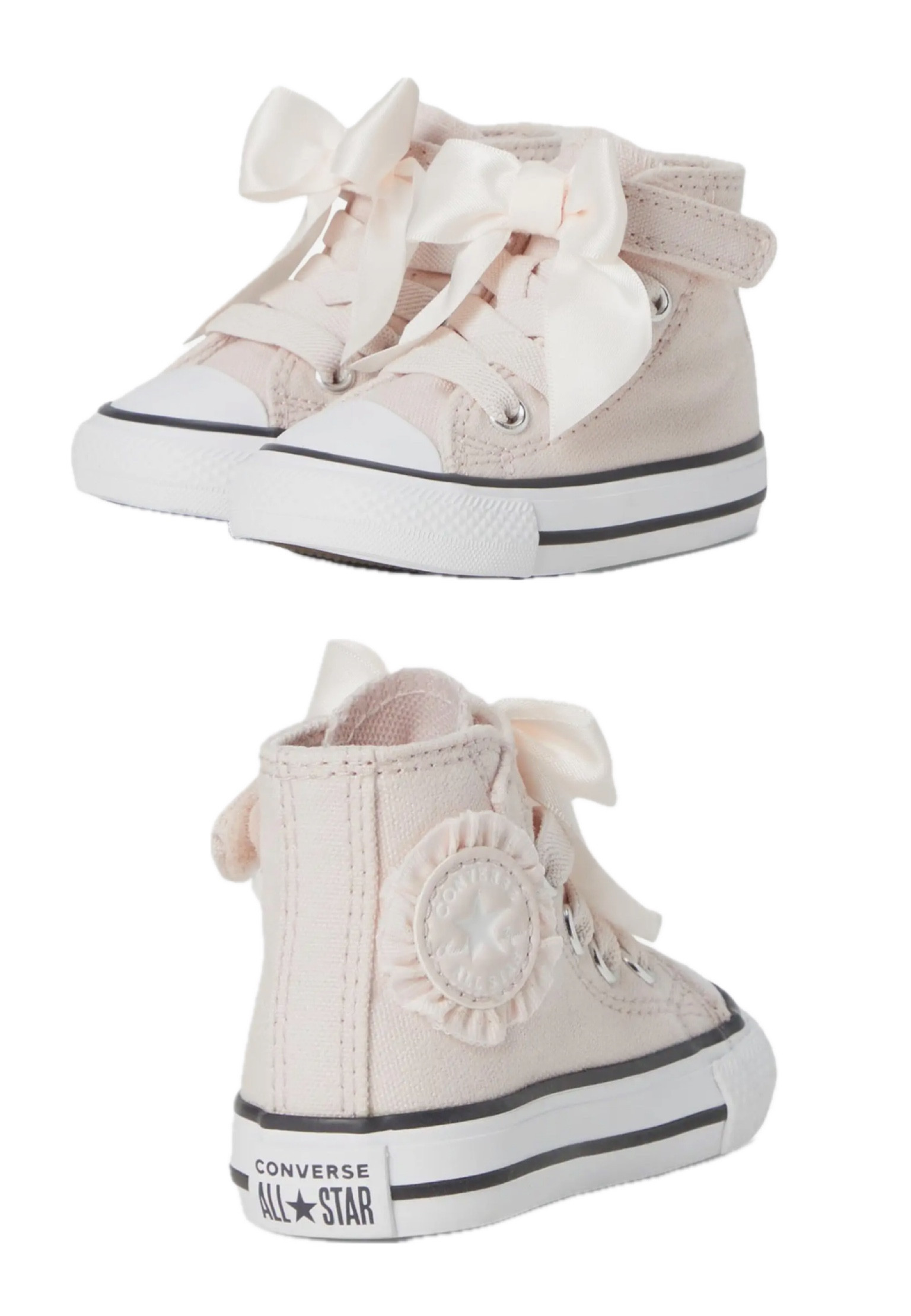 How cute are these baby girl converse with bow laces and frilly converse logo?! 

Baby girl shoes, toddler girl shoes, kids athletic shoes, girl converse, unique kids shoes 

#LTKSaleAlert #LTKBaby #LTKKids