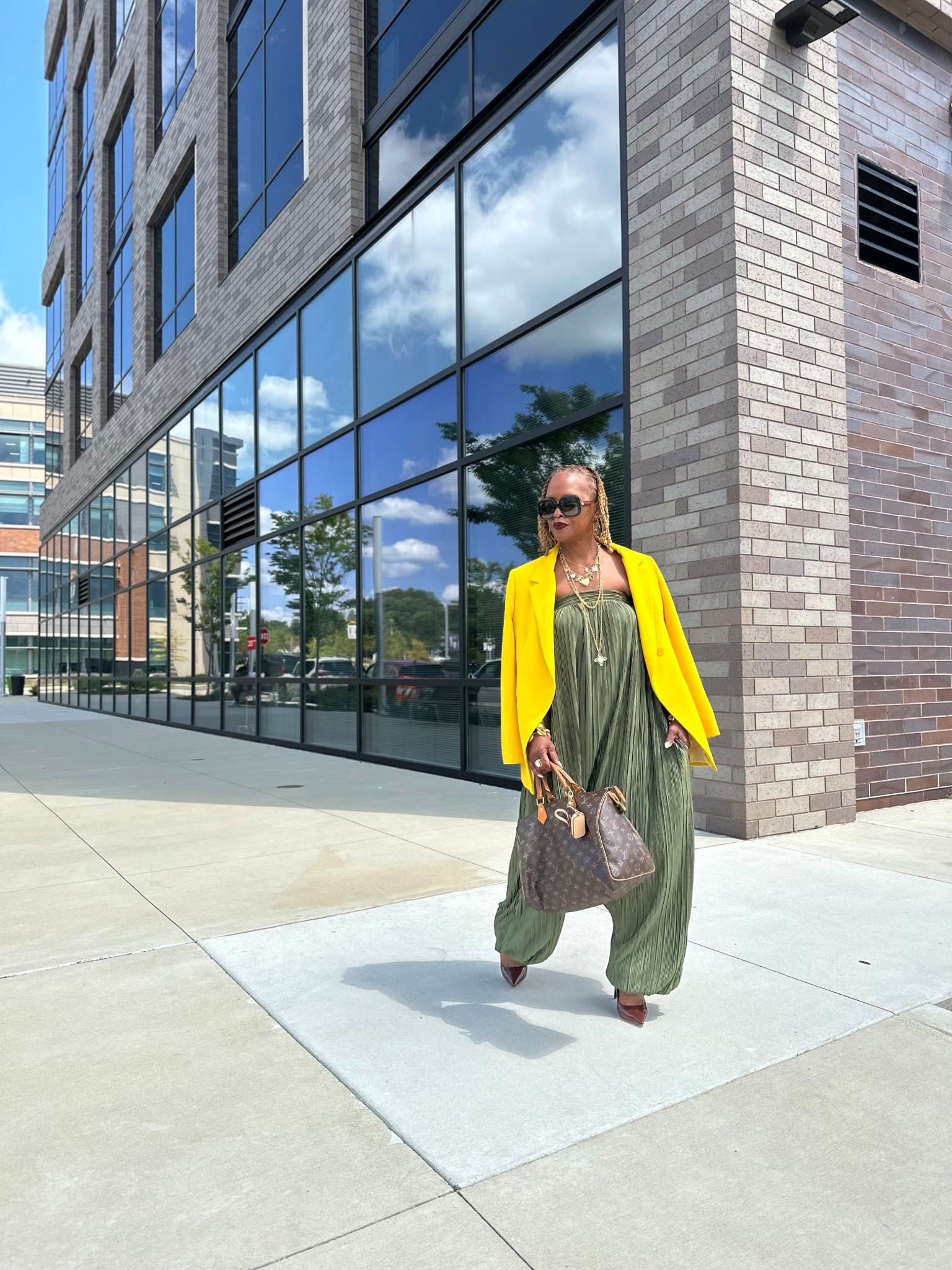 Early Spring jumpsuit and blazer style Inspo 

#LTKOver40 #LTKootd #LTKMidsize