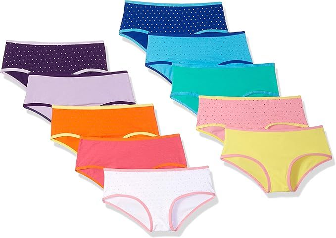 Amazon Essentials Girls' 10-Pack Bikini Underwear | Amazon (US)