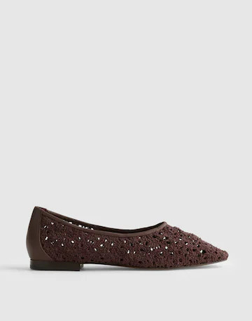 The Mylie Glove Flat in Crochet | Madewell