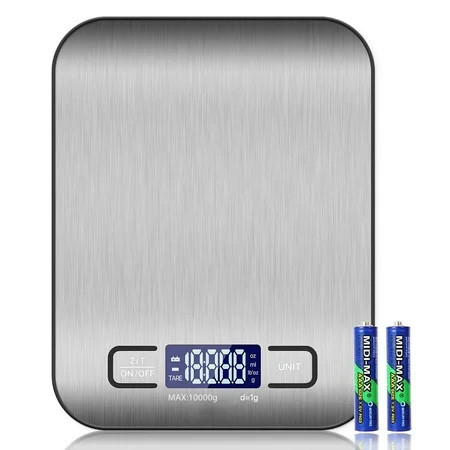 Digital Food Scale, 22lb Kitchen Scales Grams and Ounces for Weight Loss, Baking, Cooking, Keto and Meal Prep, with LCD Display | Walmart (US)