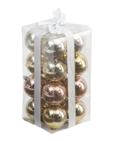 16pc 70mm Assorted Ornaments | TJ Maxx