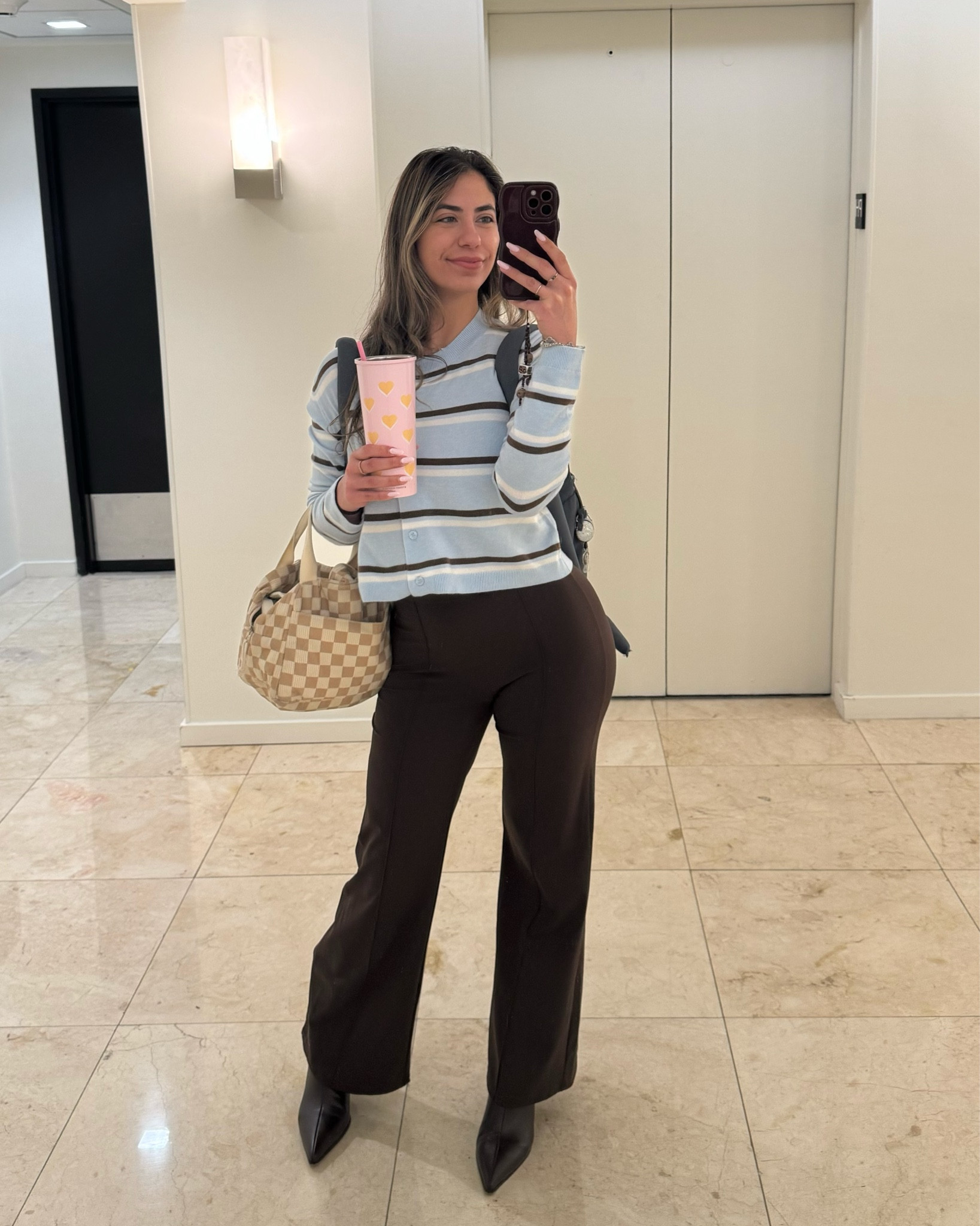 Obsessed with brown & blue these days 🤎🩵🤎🩵 (yesterdays) #ootd 
Business casual workwear attire
Work outfits
#affordablefashion #lawyerfashion #amazonfashion #amazonfashionfinds #amazonfinds

#LTKWorkwear #LTKSaleAlert #LTKootd