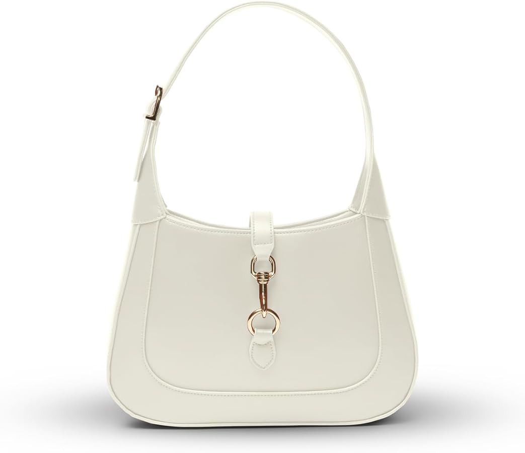 Shoulder Bag for Women - Small Shoulder Purses - Top Handle Structured Handbags - Adjustable Stra... | Amazon (US)