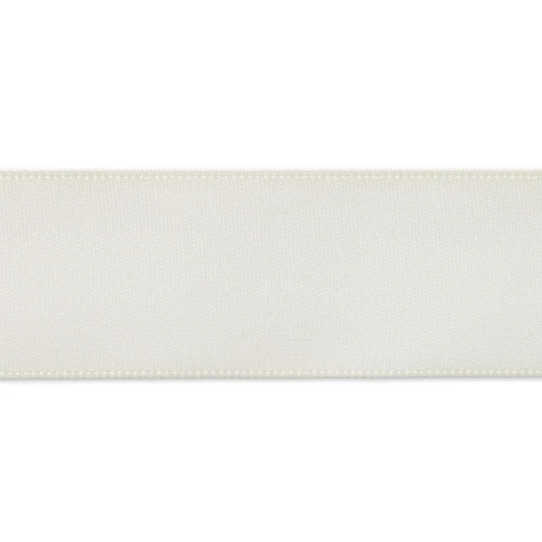 Ivory Satin Christmas Ribbon, 12', by My Texas House | Walmart (US)
