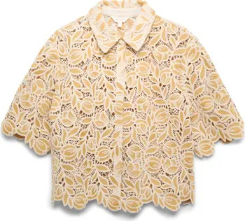 Open Stitch Shirt Jacket | Nordstrom