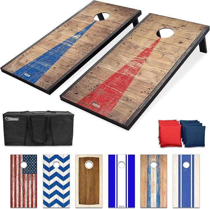 GoSports Portable Cornhole Sets, 8 Styles – Choose 4 x 2 ft or 3 x 2 ft - Boards Include 8 Bean... | Amazon (US)