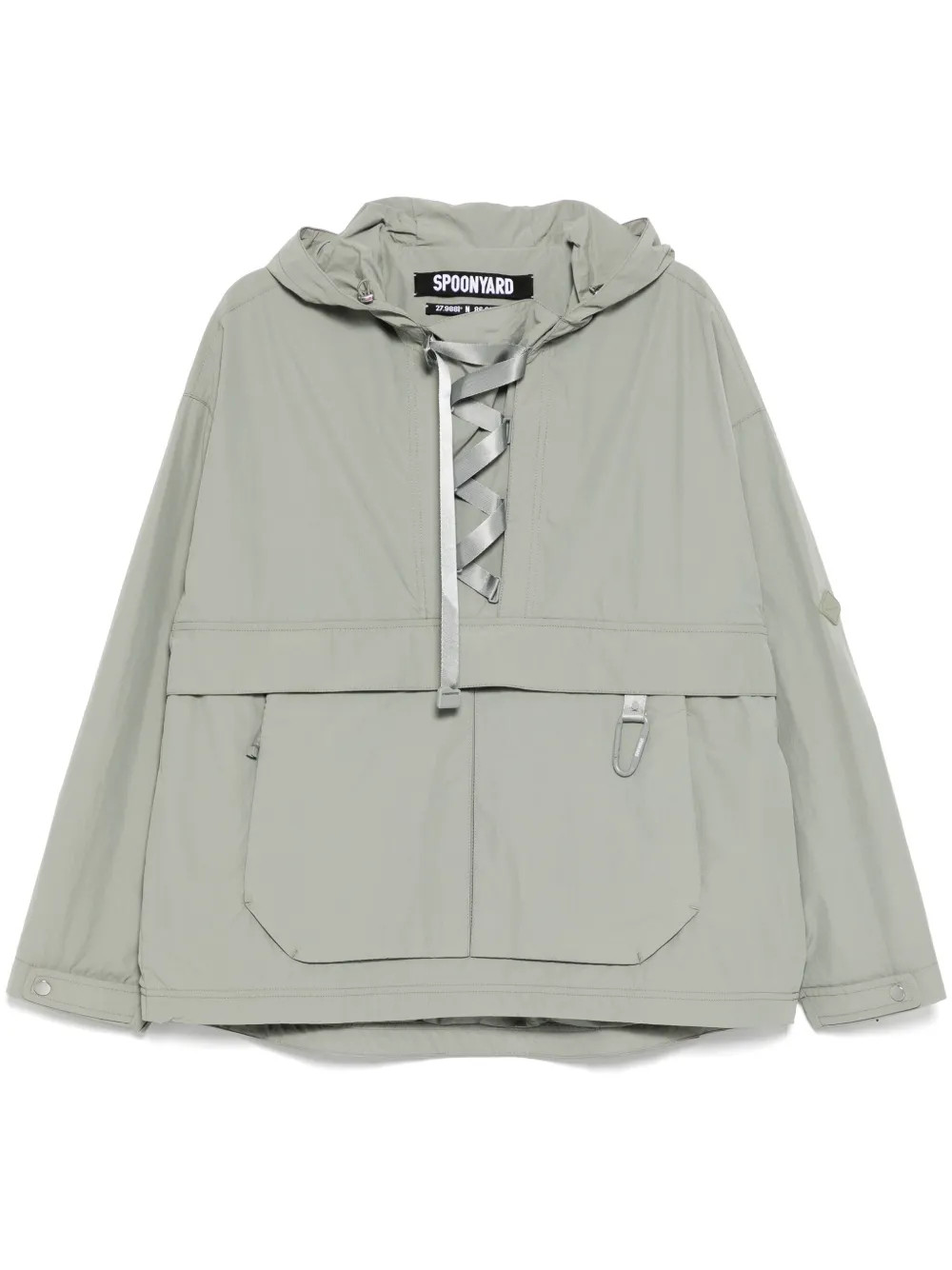 Spoonyard lace-up Hooded Jacket | Green | FARFETCH | Farfetch Global