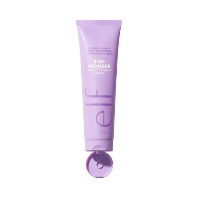 e.l.f. Hair 3-in-Wonder Magic Styling Cream - Flexible Hold + Silky Blowouts + Enhanced Curls - 5 fl oz | Target