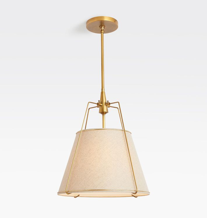 16" Conical Drum Pendant | Rejuvenation | Rejuvenation