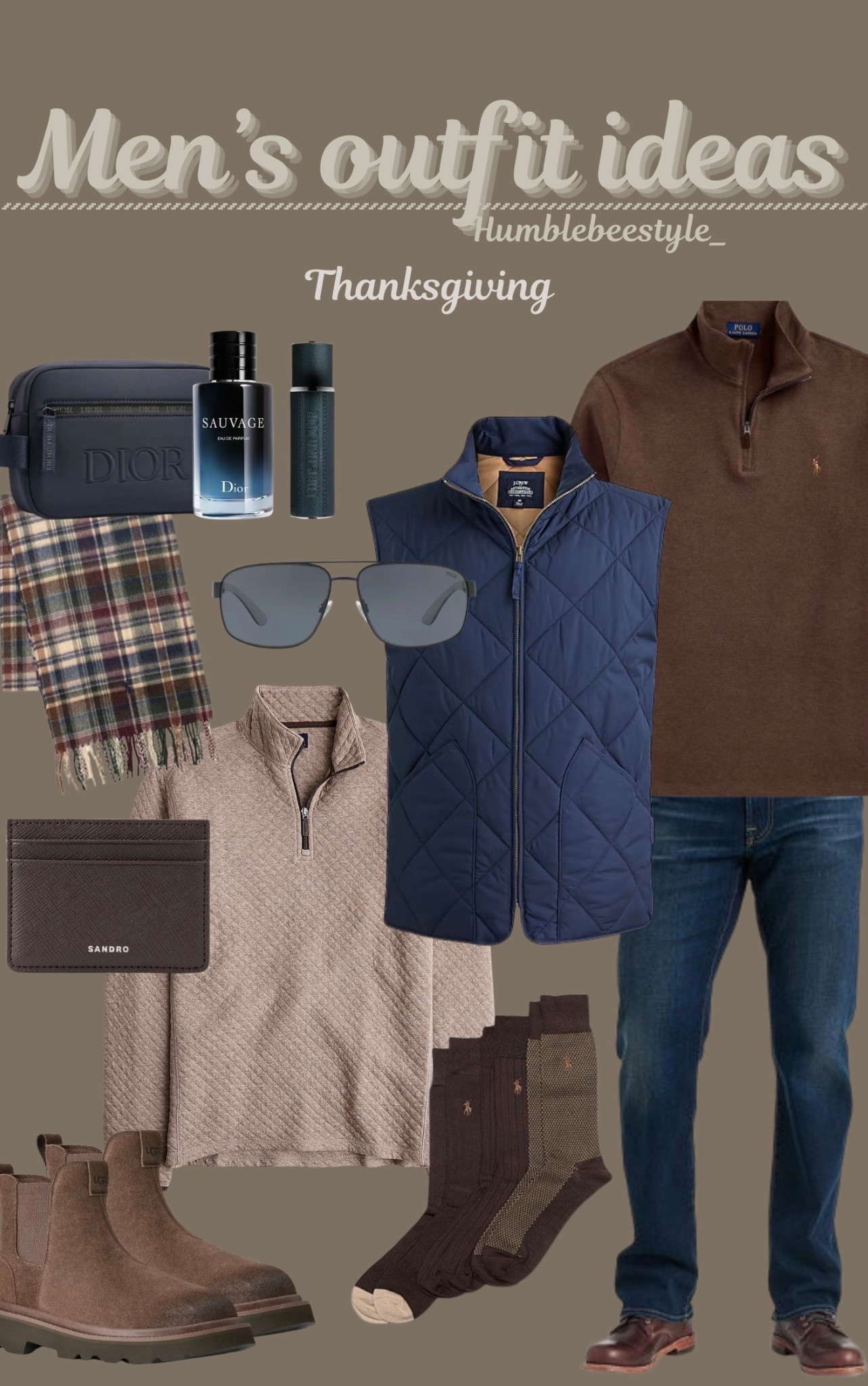 Outfit inspo for the man your life. Great gift ideas too! 



#LTKGiftGuide #LTKMens #LTKSeasonal