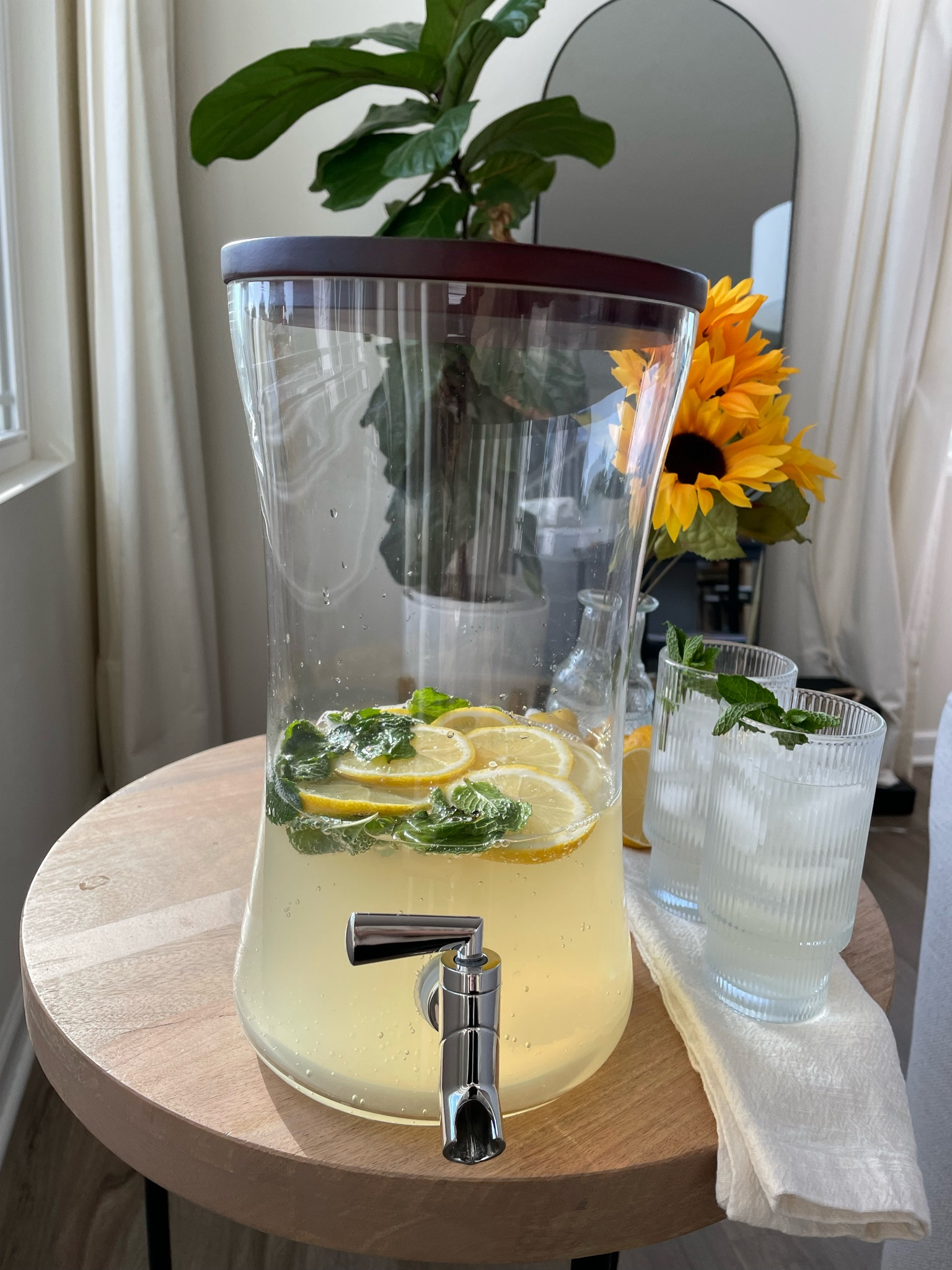 Sparkling lemon batch mocktail! Perfect drink for wedding or baby showers!

#LTKhome #LTKwedding #LTKSeasonal