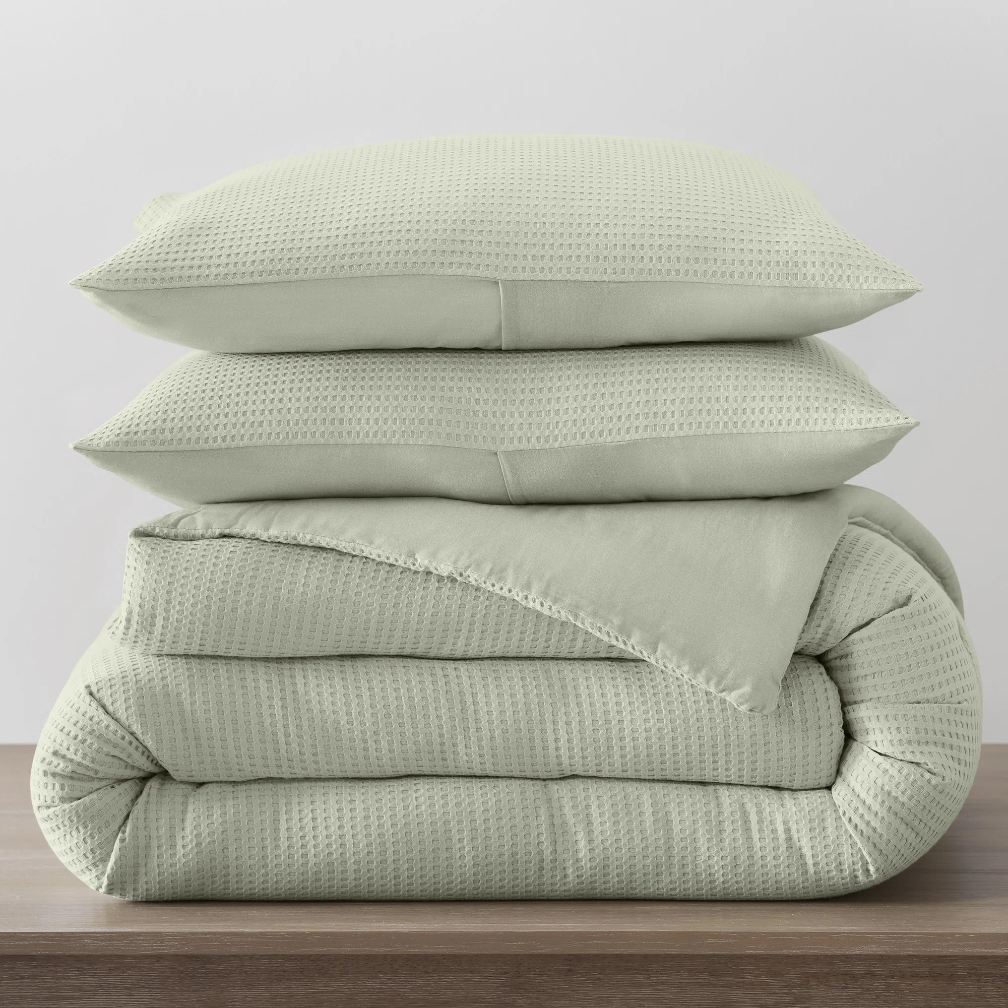 RE/FINE™ Felix Cotton Waffle Comforter Set & Reviews | Wayfair | Wayfair North America