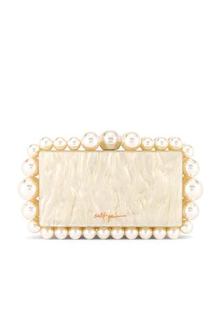 Cult Gaia Eos Box Clutch in Pearl from Revolve.com | Revolve Clothing (Global)