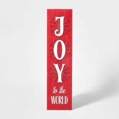 47&#34; &#39;Joy to the World&#39; Nordic Porch Sign - Wondershop&#8482; | Target