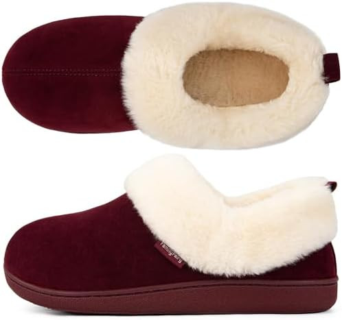 FamilyFairy Women's Warm Bootie Slippers Winter Cozy House Shoes Non Slip Indoor Outdoor with Fuz... | Amazon (US)