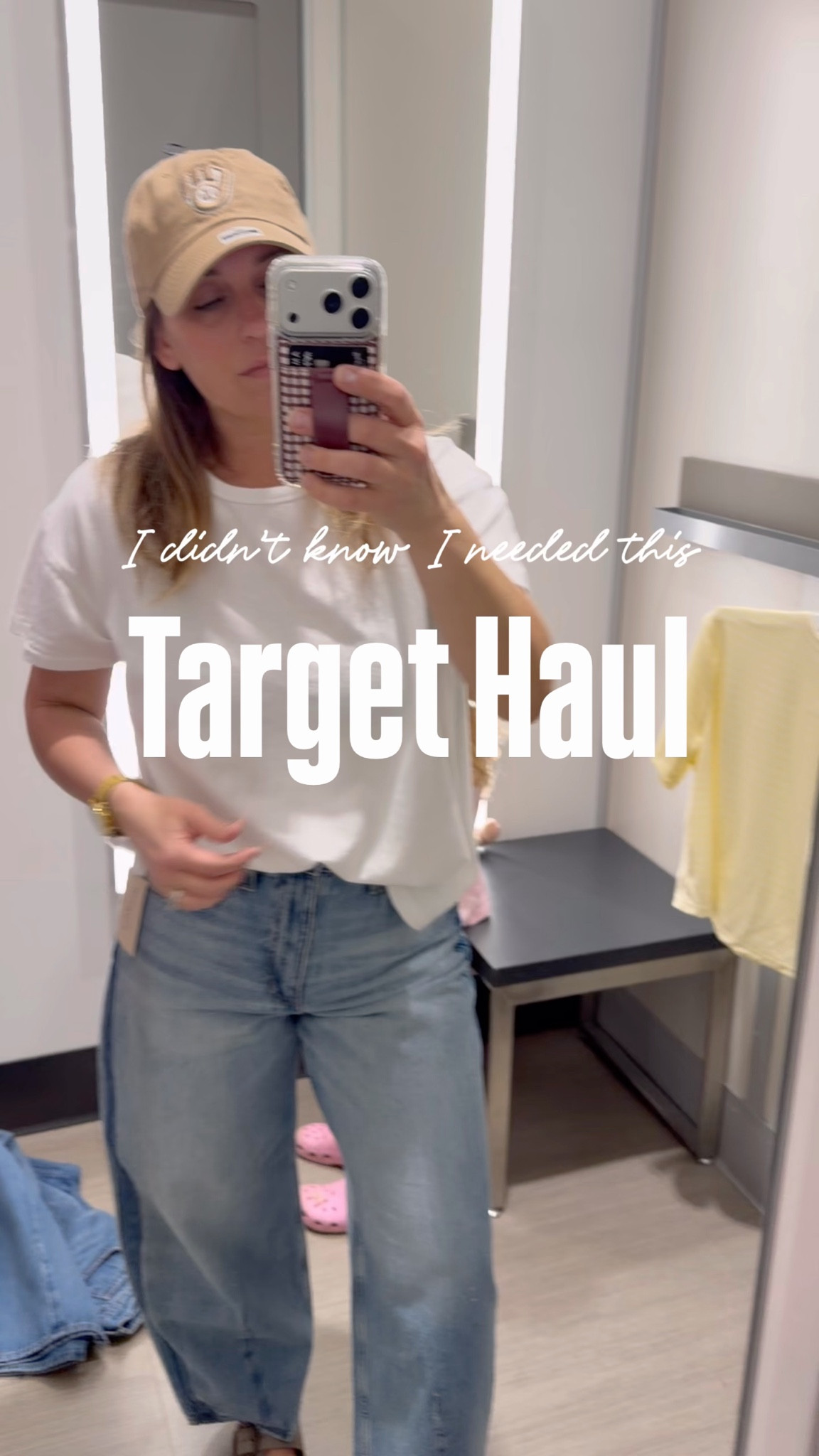 Apparently I walked into Target and it already knew my summer wardrobe 🤭 Barrel jeans, the perfect thick white tee, and the cutest boat-ready knit dress… say less. Also why is everything on sale right now?? If you want the links, just comment “target haul” and I’ll send them your way 🛍️

#targetstyle #springoutfits #casualchic #momstyle #ootdinspo 

#LTKOver40 #LTKootd