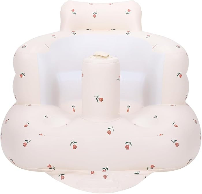 Inflatable Baby Chair, Inflatable Baby Seat for Babies 3 Months and Up, Summer Blow Up Chair with... | Amazon (US)