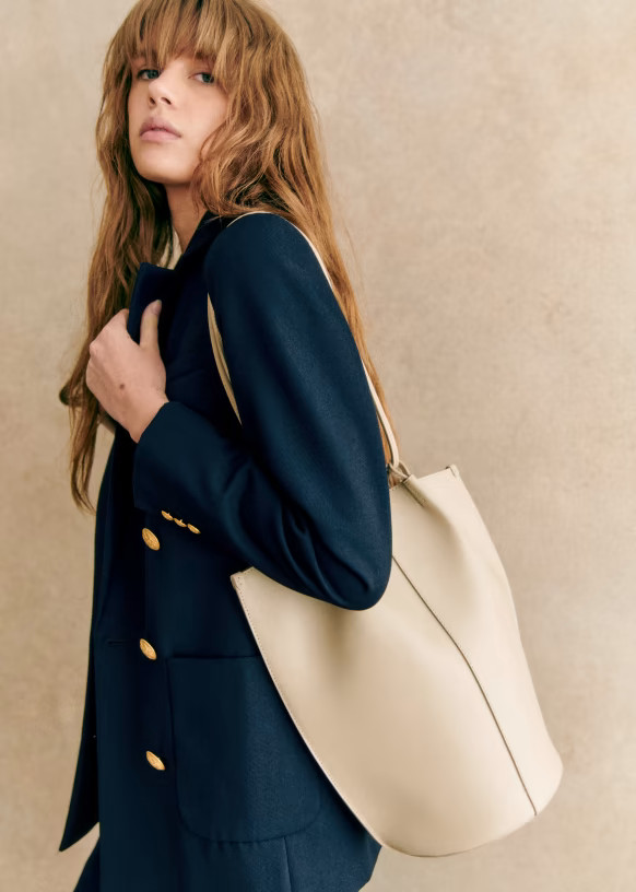 Romie Bag - Smooth Rosewood  - Sézane | Sezane Paris