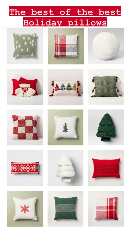Easiest way to add some holiday spirit to your home - a throw pillow! 

#LTKhome #LTKHoliday #LTKsalealert