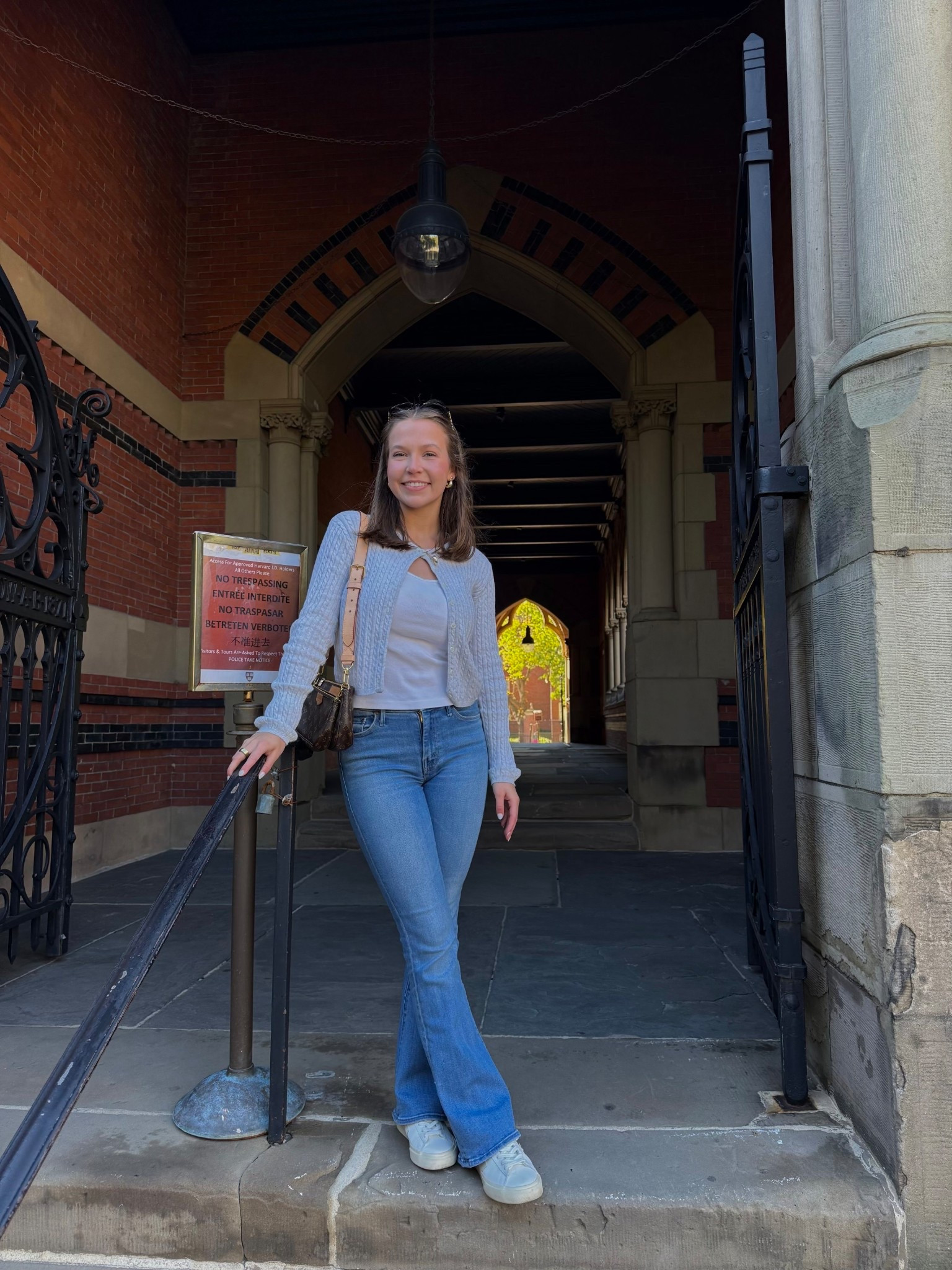 Outfit for walking around Harvard