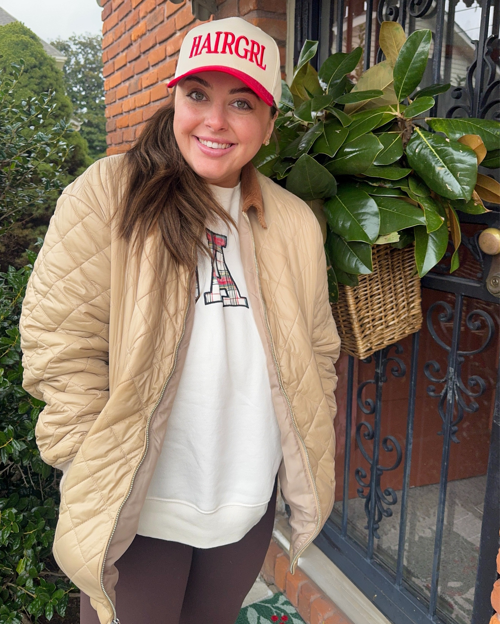 Headed out to run errands this morning but had to share… The Gap has the cutest pieces right now! This farm jacket has quickly become a fave and I’m obsessed with the classic GAP sweatshirt in Christmas plaid 🎄 And these brown leggings?! And these brown leggings?! I have so many pairs because the waistband actually stays up 🙌 and the material is seriously sooo soft. Such a fun switch up from the classic black 🖤

#LTKHoliday #LTKPlusSize #LTKootd