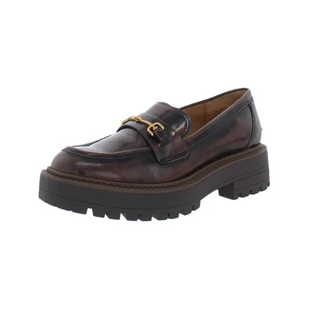 Sam Edelman Womens Laurs Patent Lug Sole Loafers | Walmart (US)