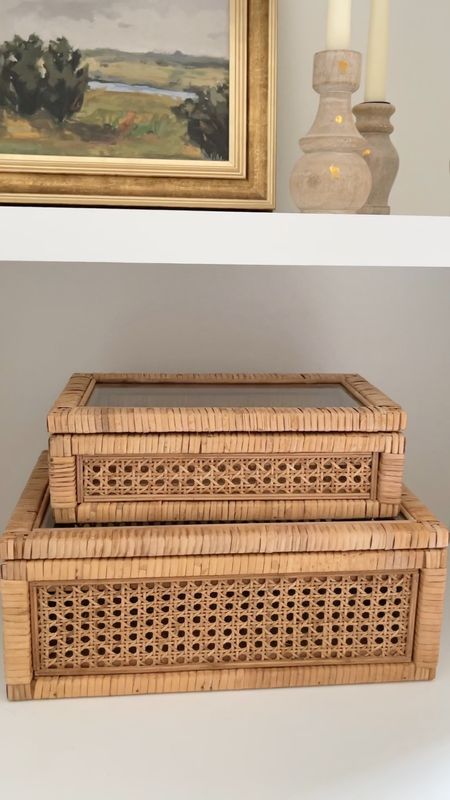 Amazon Deal of the Day, cane and rattan box set up to 20% off!

#LTKSaleAlert #LTKHome #LTKOver40