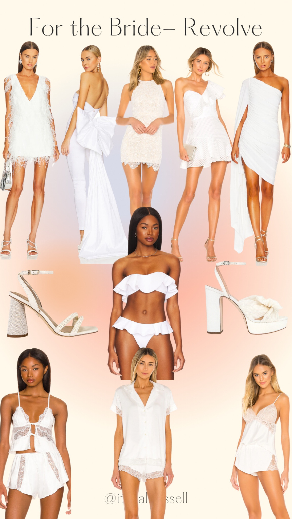 For the bride- bridal shower, bachelorette, rehearsal outfit 

#LTKwedding #LTKFind #LTKstyletip