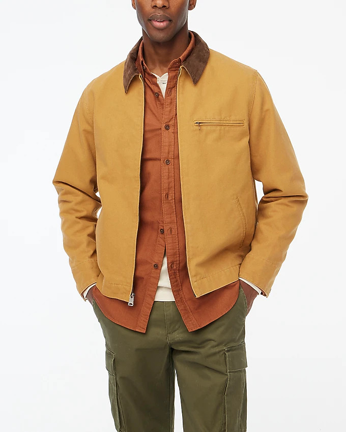 Canvas work jacket | J.Crew Factory