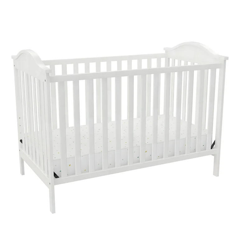Baby Relax Adele 3-in-1 Convertible Crib, White | Walmart (US)