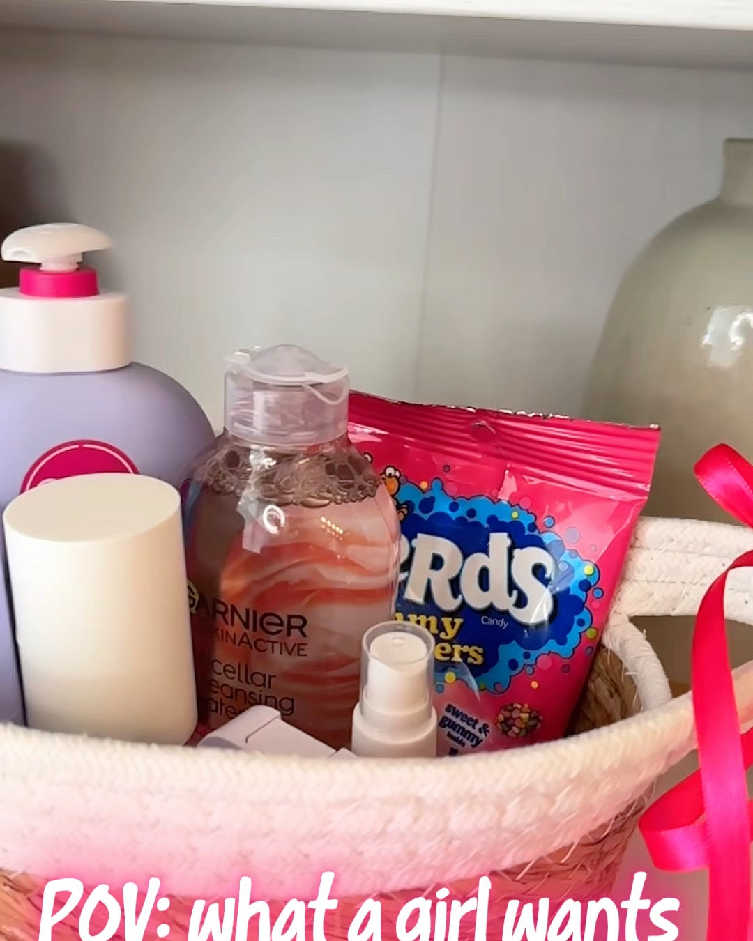 Tween girl, girl birthday gifts, daughter gift, birthday gift, basket of gifts, skincare for girls