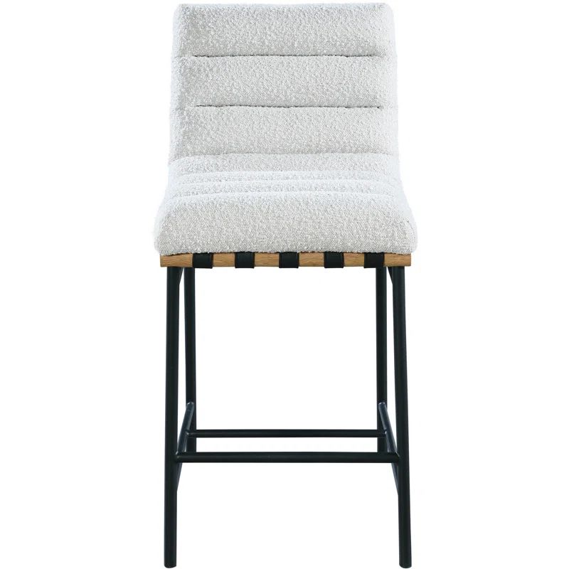 Arcola Upholstered 26.4'' Counter Stool with Metal Frame | Wayfair North America
