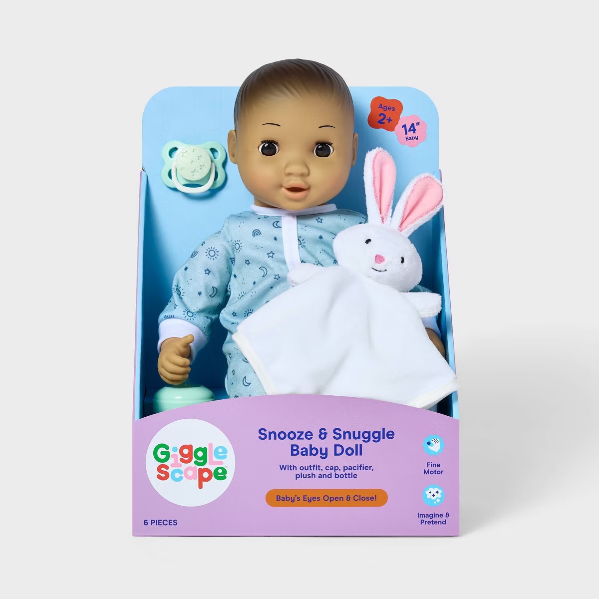 14" Snooze & Snuggle Baby Doll - Gigglescape™ | Target