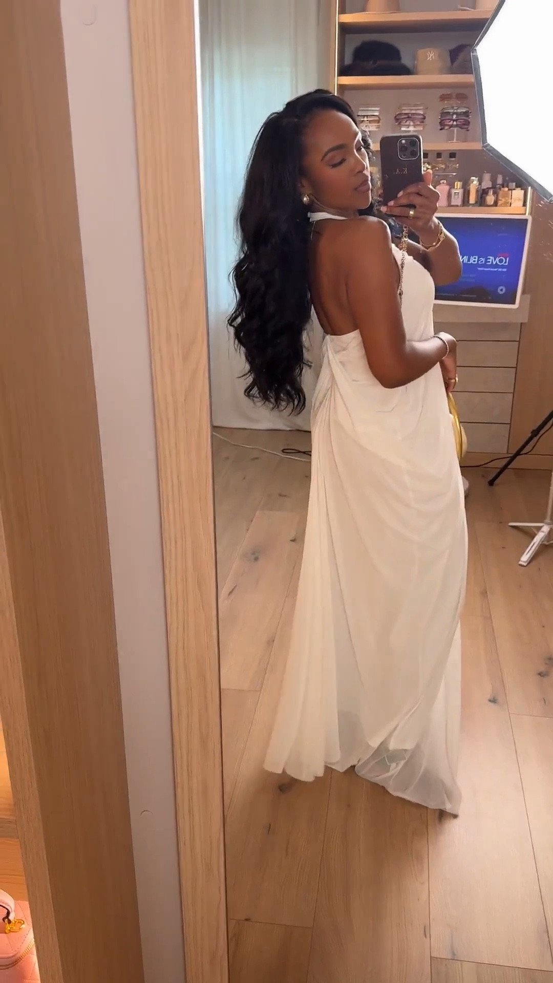 Scroll to shop this elegant white halter maxi dress styled with gold accessories for a timeless evening look. A classic white dress like this is a versatile piece you can wear to multiple occasions, making it a smart wardrobe investment where the cost per wear continues to drop over time.

Perfect for weddings, vacation dinners, bridal events, summer parties, or special evening occasions.

5'4" | 138 lbs | 34D bust | 27" waist | 40" hips

Follow me on Instagram and YouTube @kirasfashionfinds