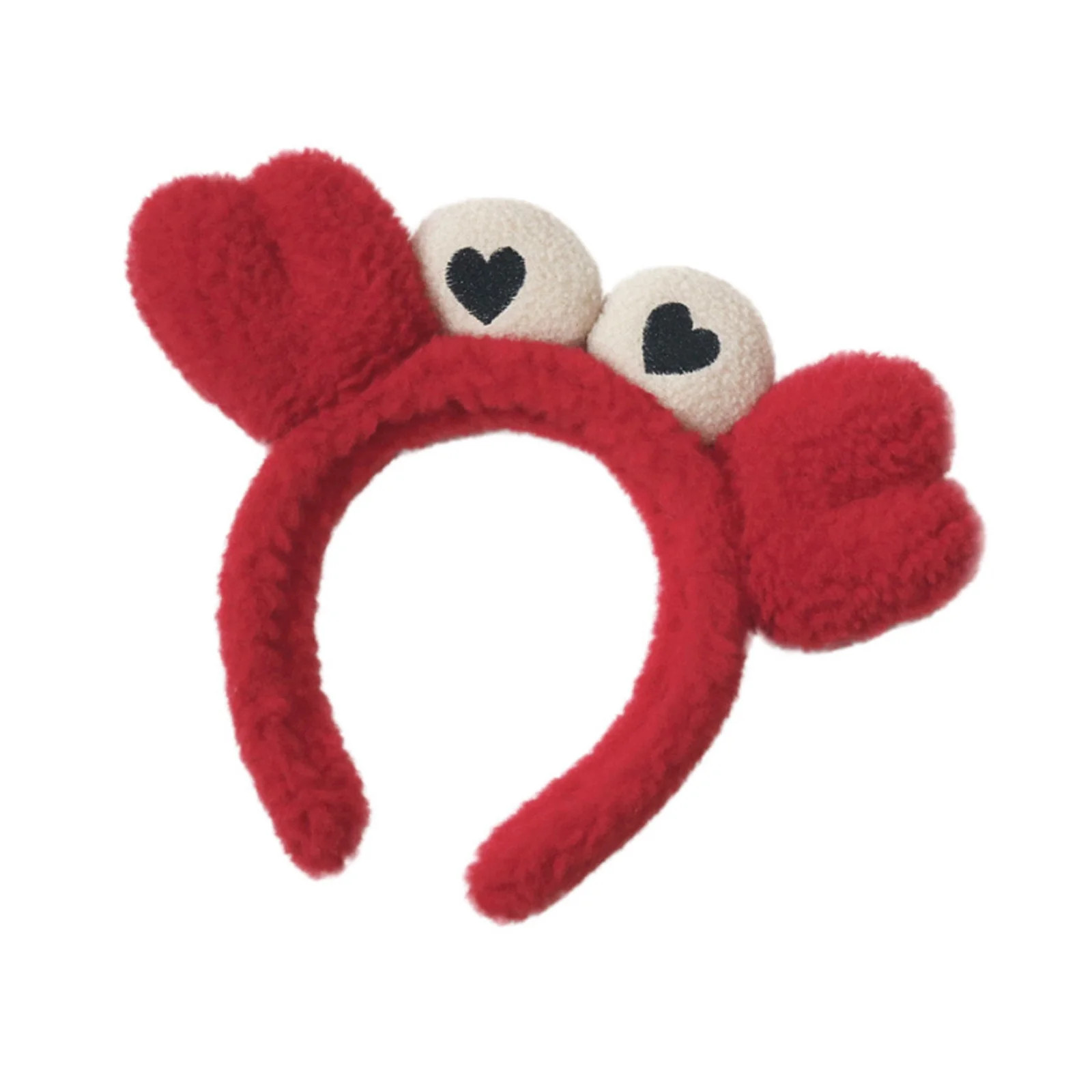 Spa Headband for Women Red Crab Makeup Hair Accessory for Facial Care Washing Face and Hair Ideal... | Walmart (US)