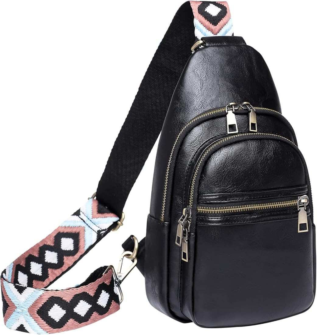 IYOWEL Sling Bag for Women,Sling Bags-PU Leather Crossbody Bags for Women,Cross body Fanny Pack S... | Amazon (US)