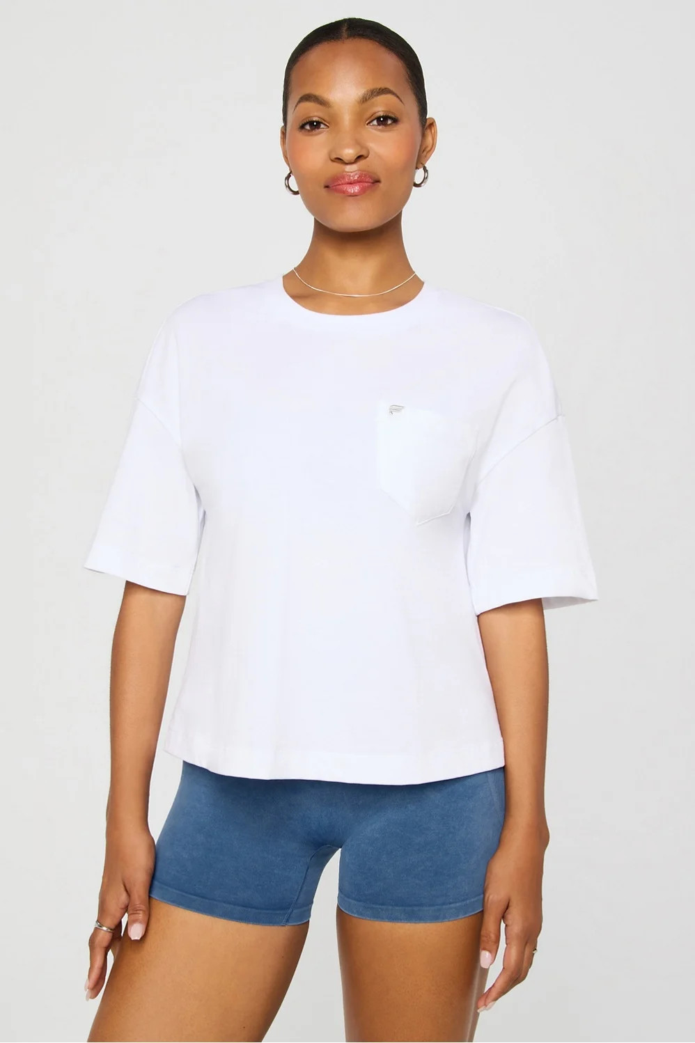 Heavy Cotton Pocket Tee | Fabletics