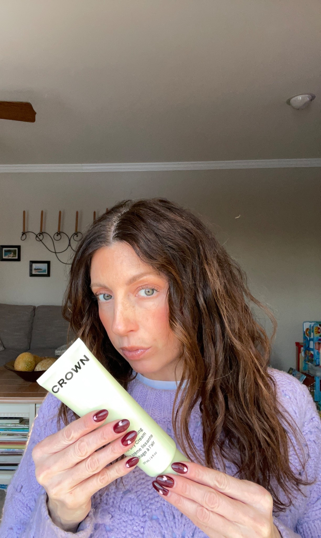 This air dry cream is a dream. 
If you love the crown affair scent then this product is for you. For anyone who has wavy or naturally curly hair and wants to use less heat then grab this. I put a nickel size in my hand and coated all the strands and did a little scrunch method. My hair dried smooth and frizz-less, which is something I’m always looking for when I wear my hair natural. 

#LTKselfcare #LTKBeauty #LTKdayinmylife