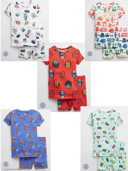 Disney spring and summer toddler boy pajamas from gap factory. Pixar cars, Toy Story, finding Nemo, star wars- all 50% off right now! 

#LTKbaby #LTKkids #LTKunder50