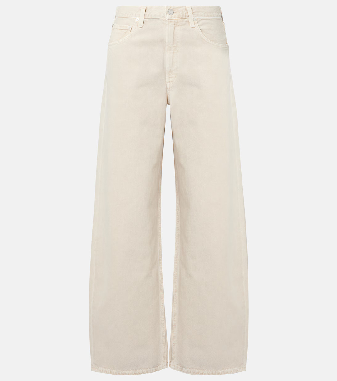 Low Curve mid-rise barrel-leg jeans | Mytheresa (US/CA)