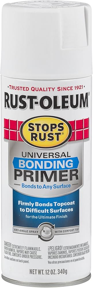 Rust-Oleum 285011 Stops Rust Universal Watercolor Bonding Primer, 12 oz, White | Amazon (US)