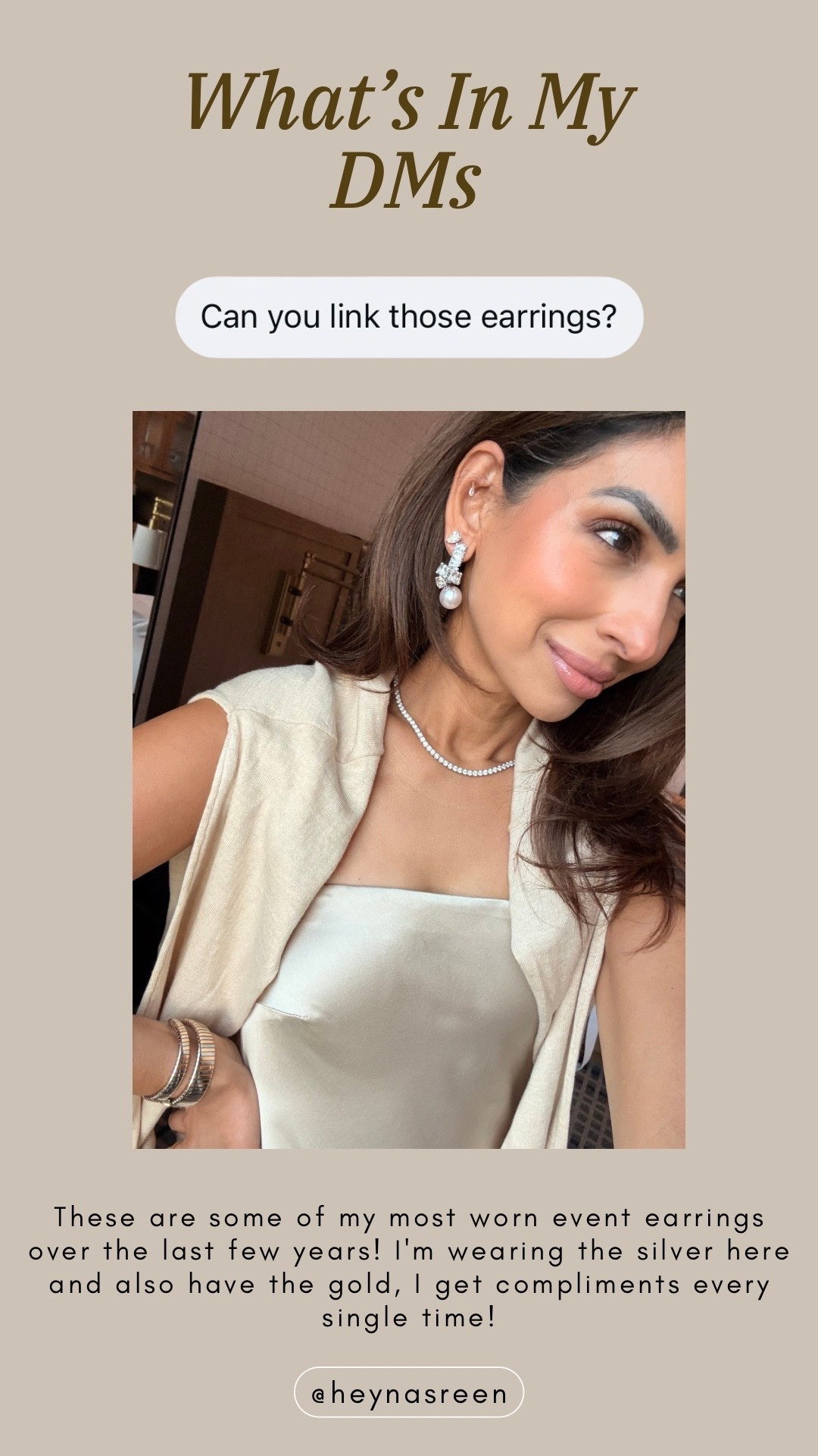 These earrings look so luxe, I can’t believe how affordable they are!