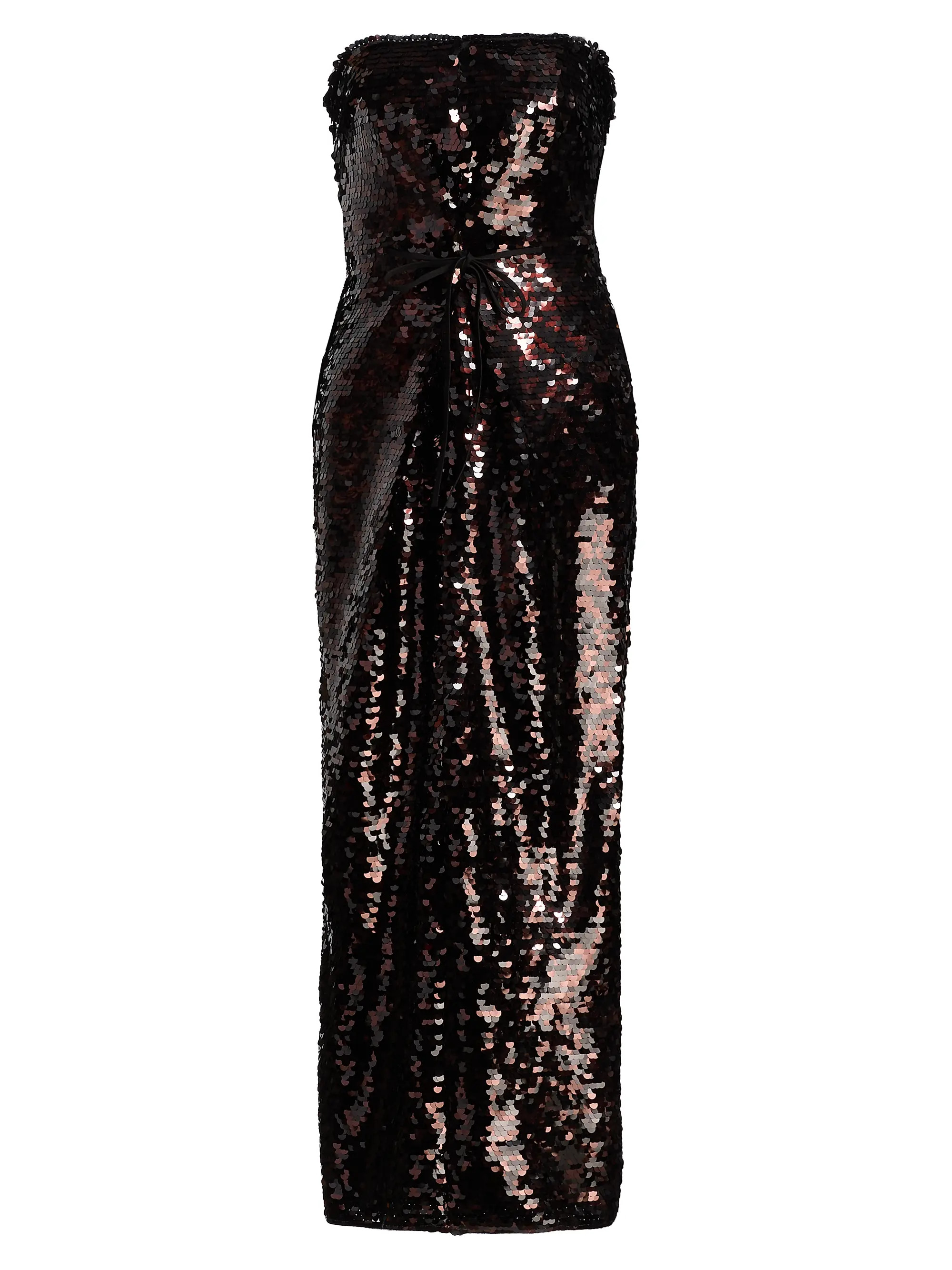 Staud Cece Sequined Strapless Sheath Cocktail Dress | Saks Fifth Avenue | Saks Fifth Avenue