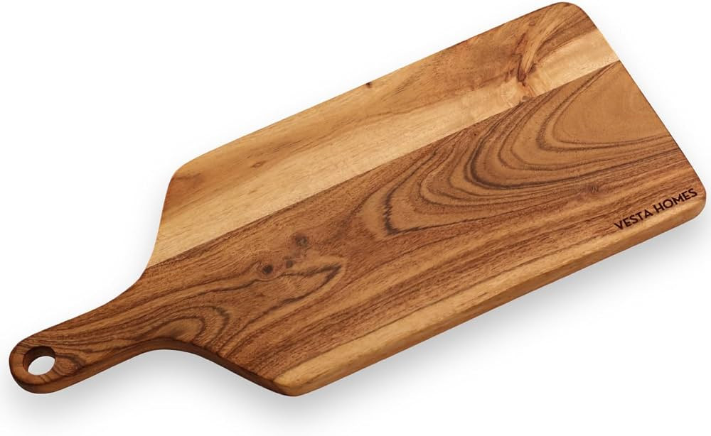 Wooden Cutting Board for Kitchen/Chopping/Serving Board, Platter for Vegetables, Cheese and Charc... | Amazon (US)