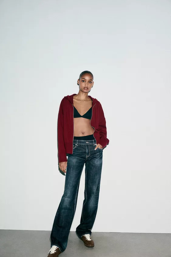 KNITTED HOODIE | Zara UK