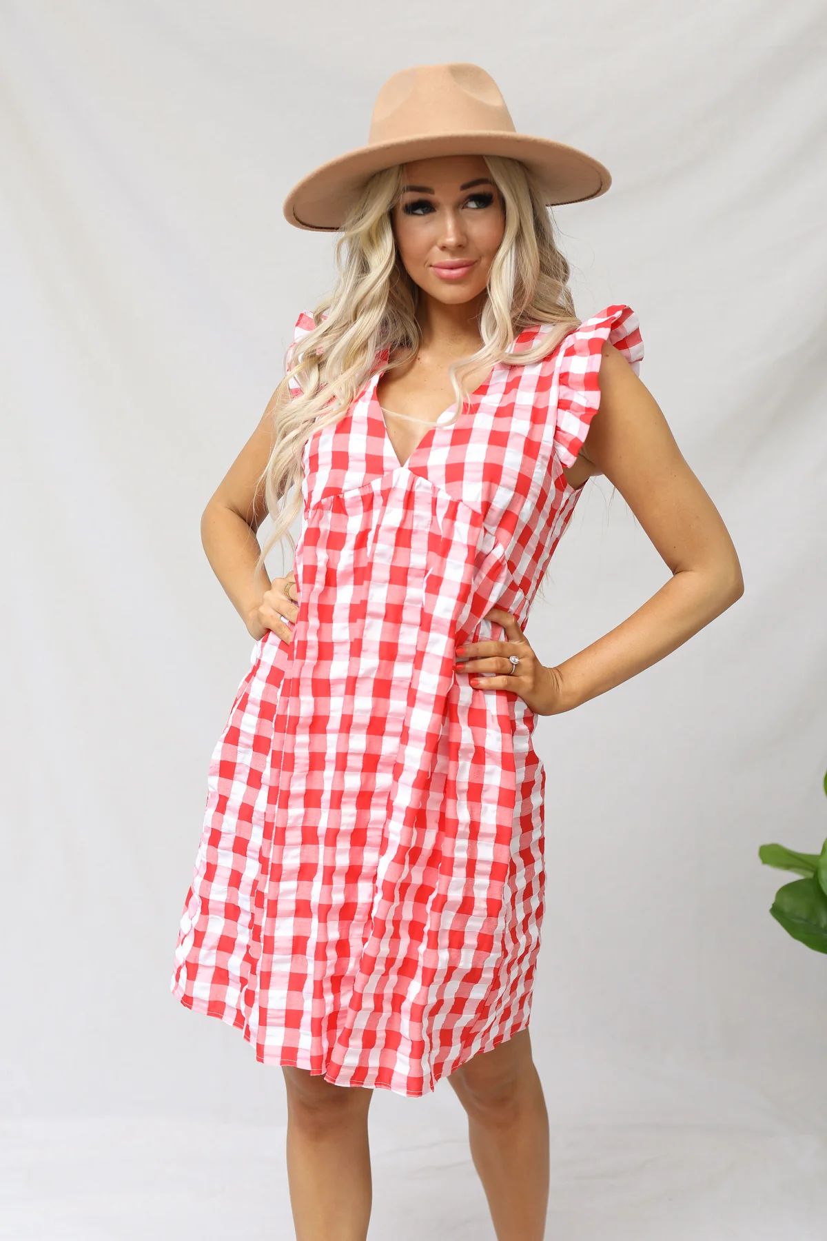 Coastal Living Gingham Dress | Luxe House of Couture