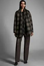 THE CHECKED WOOL SCARF JACKET | COS UK